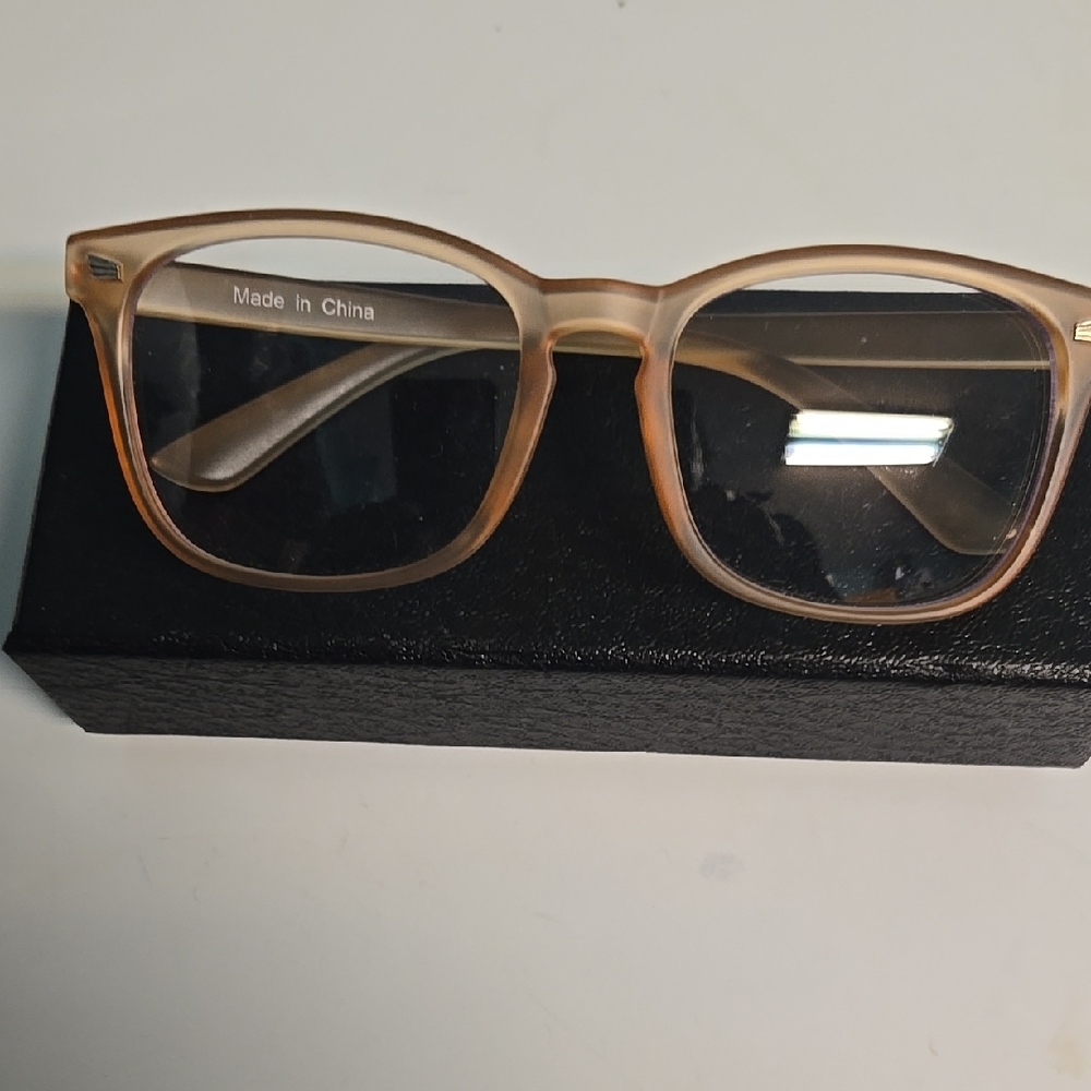 Stylish Tan Eyeglasses